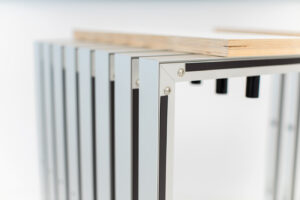 Fotografia produktowa detal stoiska targowego modulario